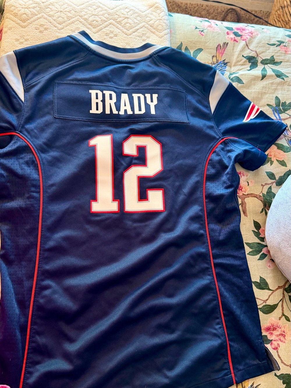 NFL Navy Brady #12 Men's Football Jersey